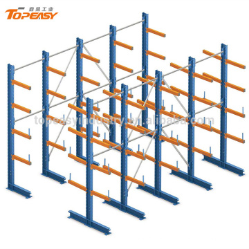 single or double light duty metal sheet racks cantilever rack